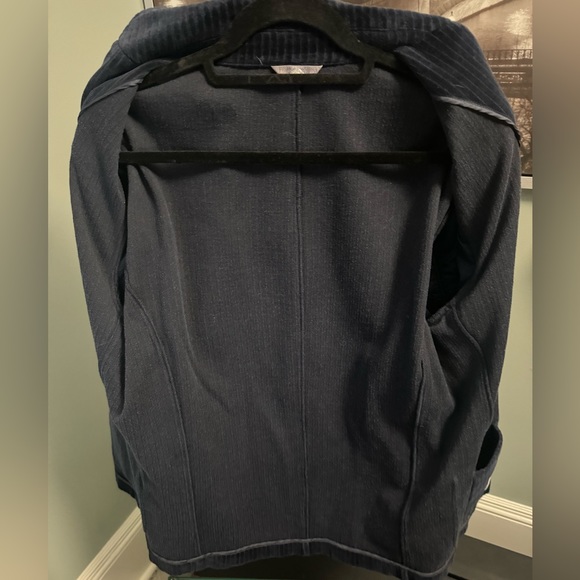 Great Condition Fradi Slim Fit Blue Corduroy Casual Blazer Jacket - Picture 7 of 8